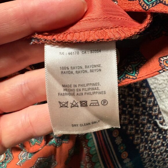 Anthropologie flowy light scarf pants - Picture 8 of 9